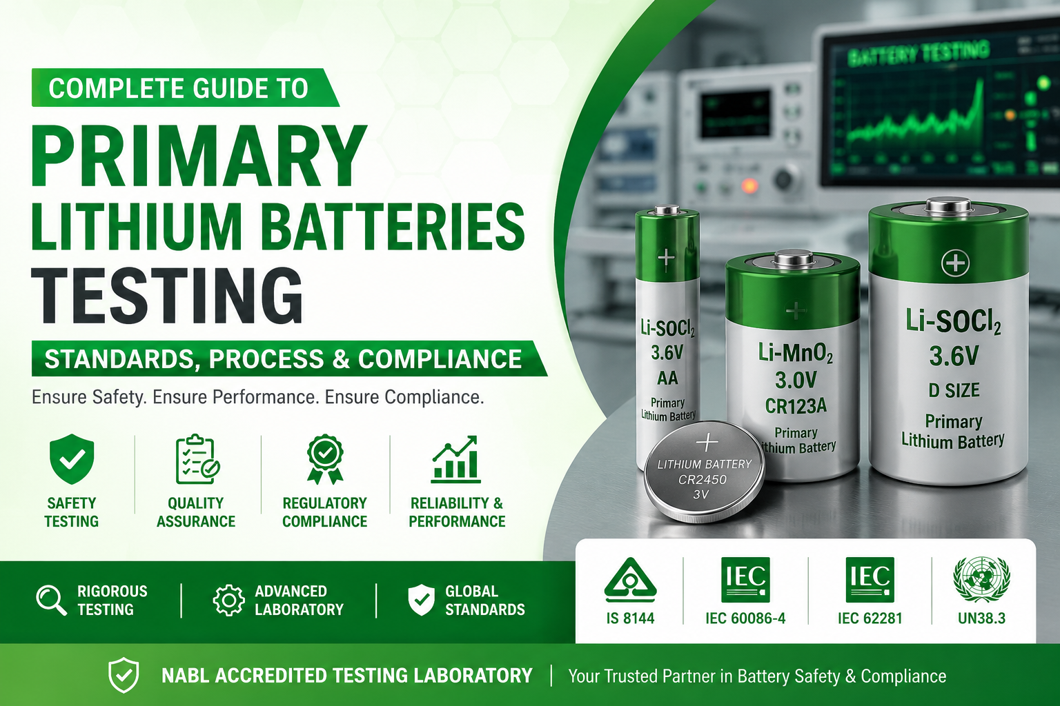 Complete Guide to Primary Lithium Batteries Testing: Standards, Process &amp;amp;amp; Compliance