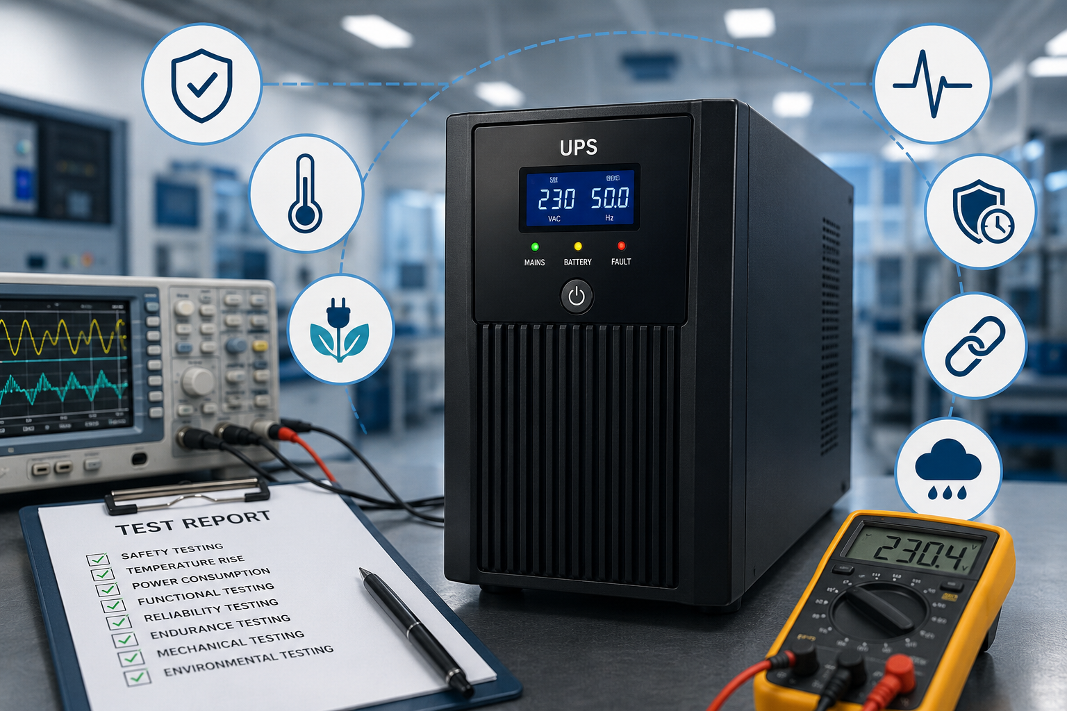 UPS Test Parameters: Ensuring Reliable Power Backup Performance